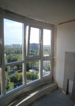 Панорамное остекление полукруглого балкона - фото 2